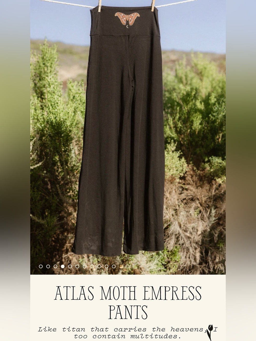 Purusha People Atlas Moth Empress Pants